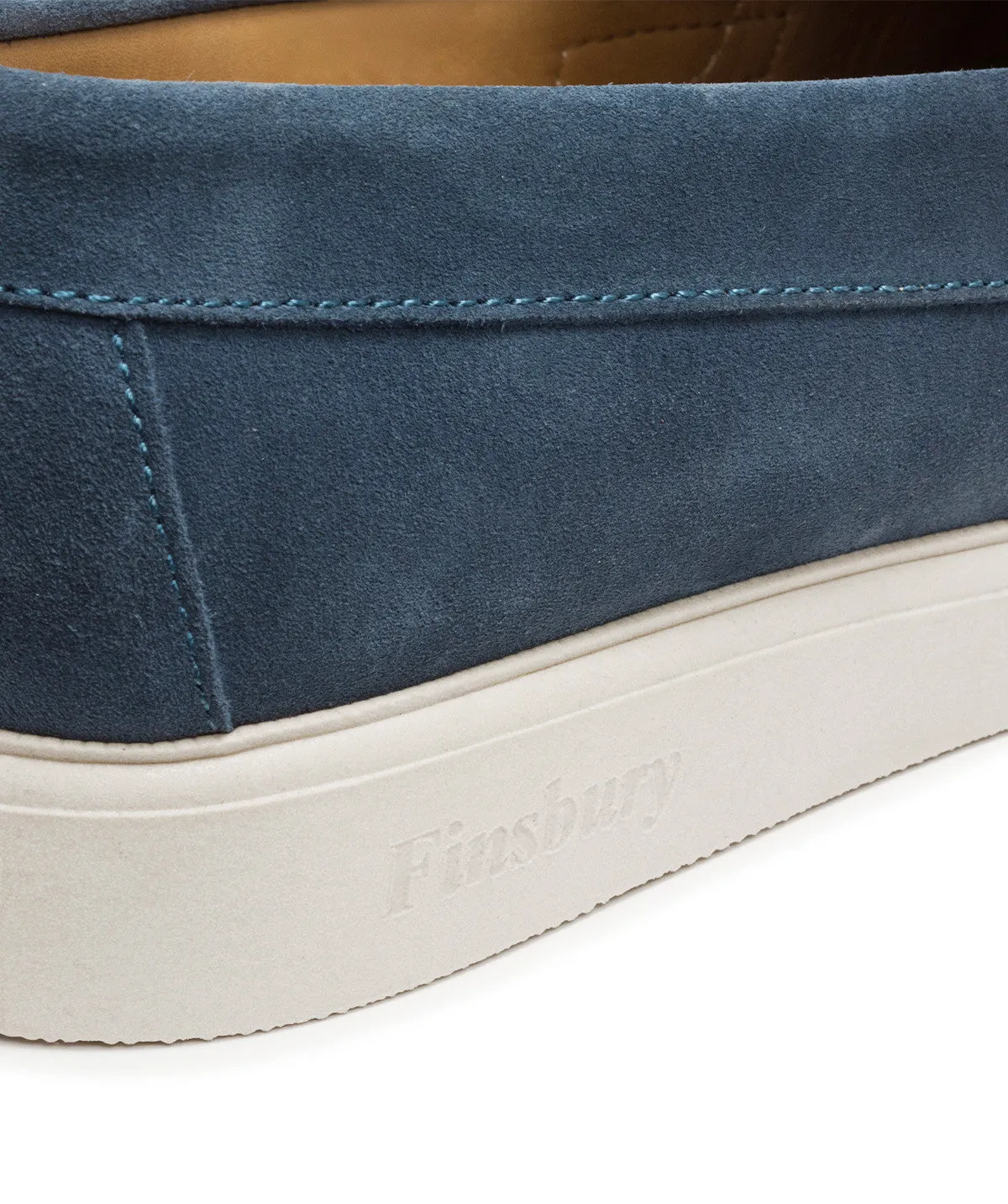Finsbury Acapulco loafer blauw suède