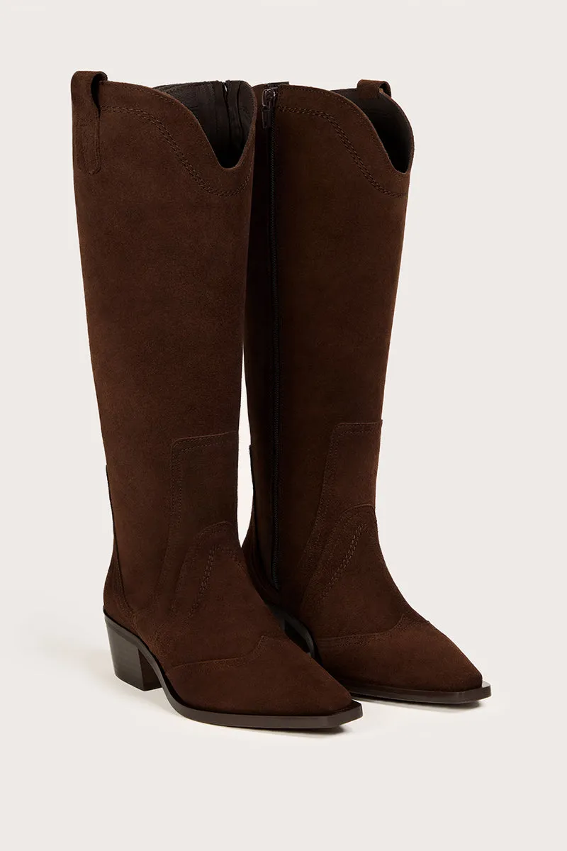 Bryan Stepwise Manuela Plus+ cowboylaarzen cacao suède