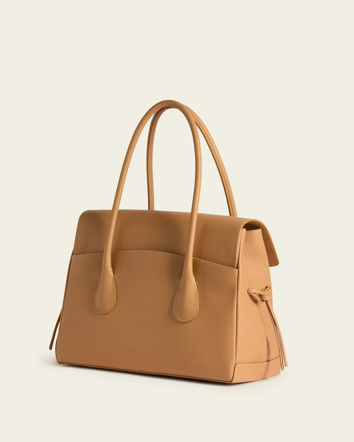 Flattered Lydia tote cognac generfd leer