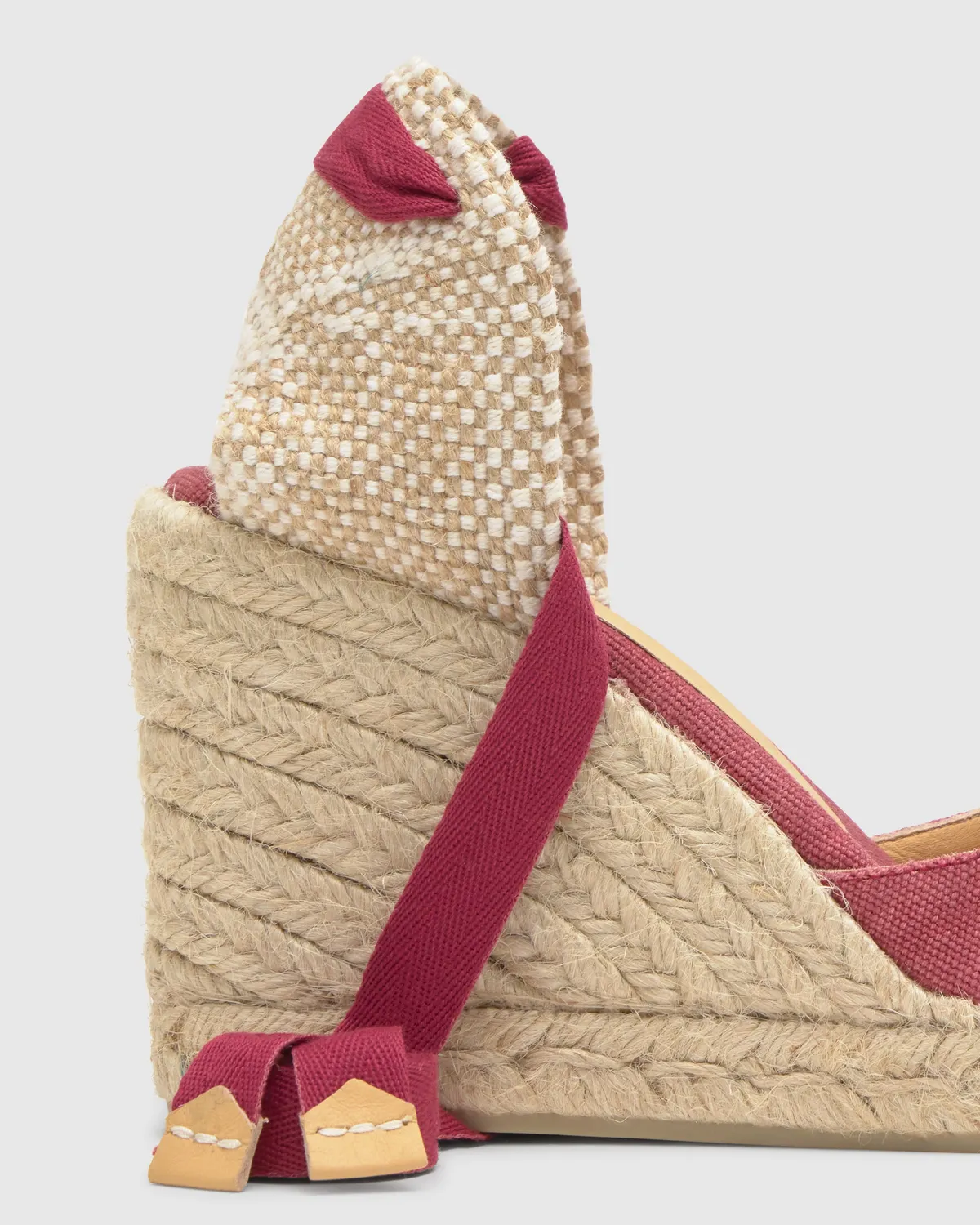Castaner Carina 8 002 espadrilles merlot katoen 9 cm