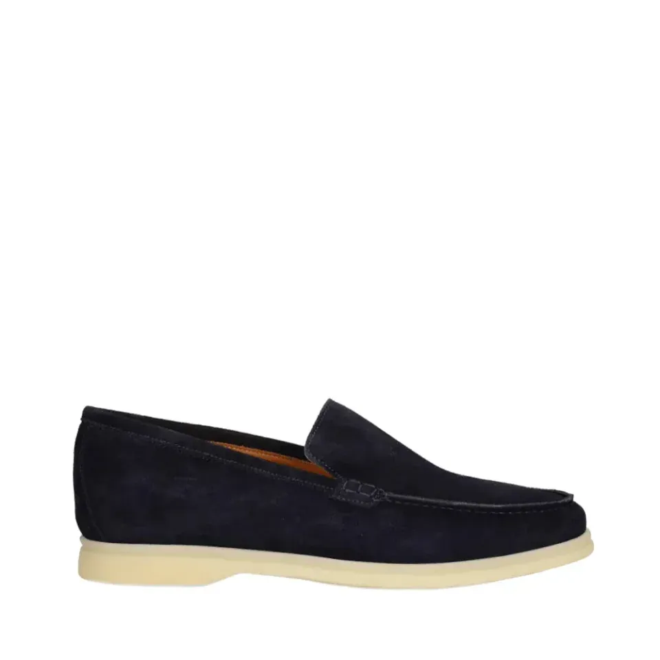 Donelli 55102 instappers blauw suède