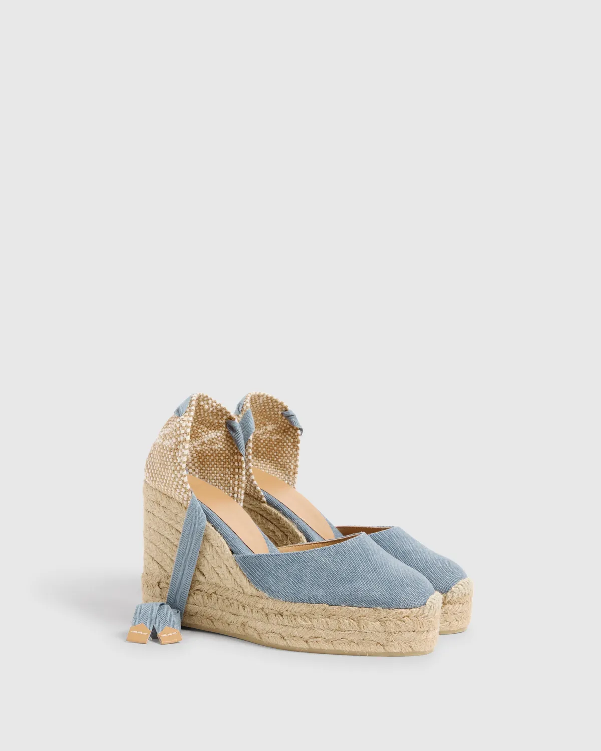 Castaner Carina/8ED/002 espadrilles blauw wig