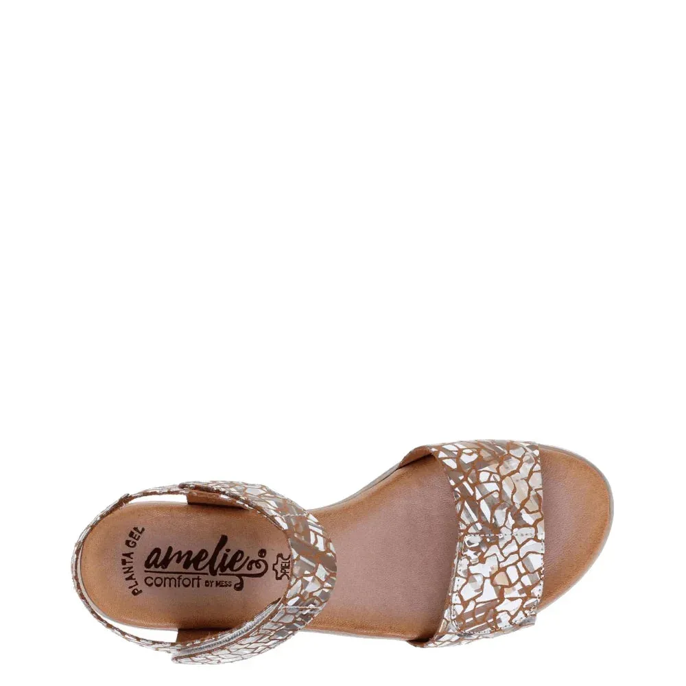 Donelli Sandalen 132 sandalen cognac leer dames