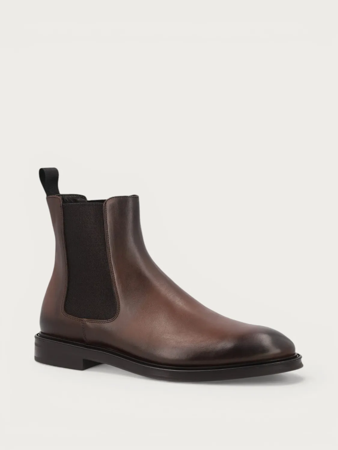 Frau Signature lichtbruine kalfsleren boots patina