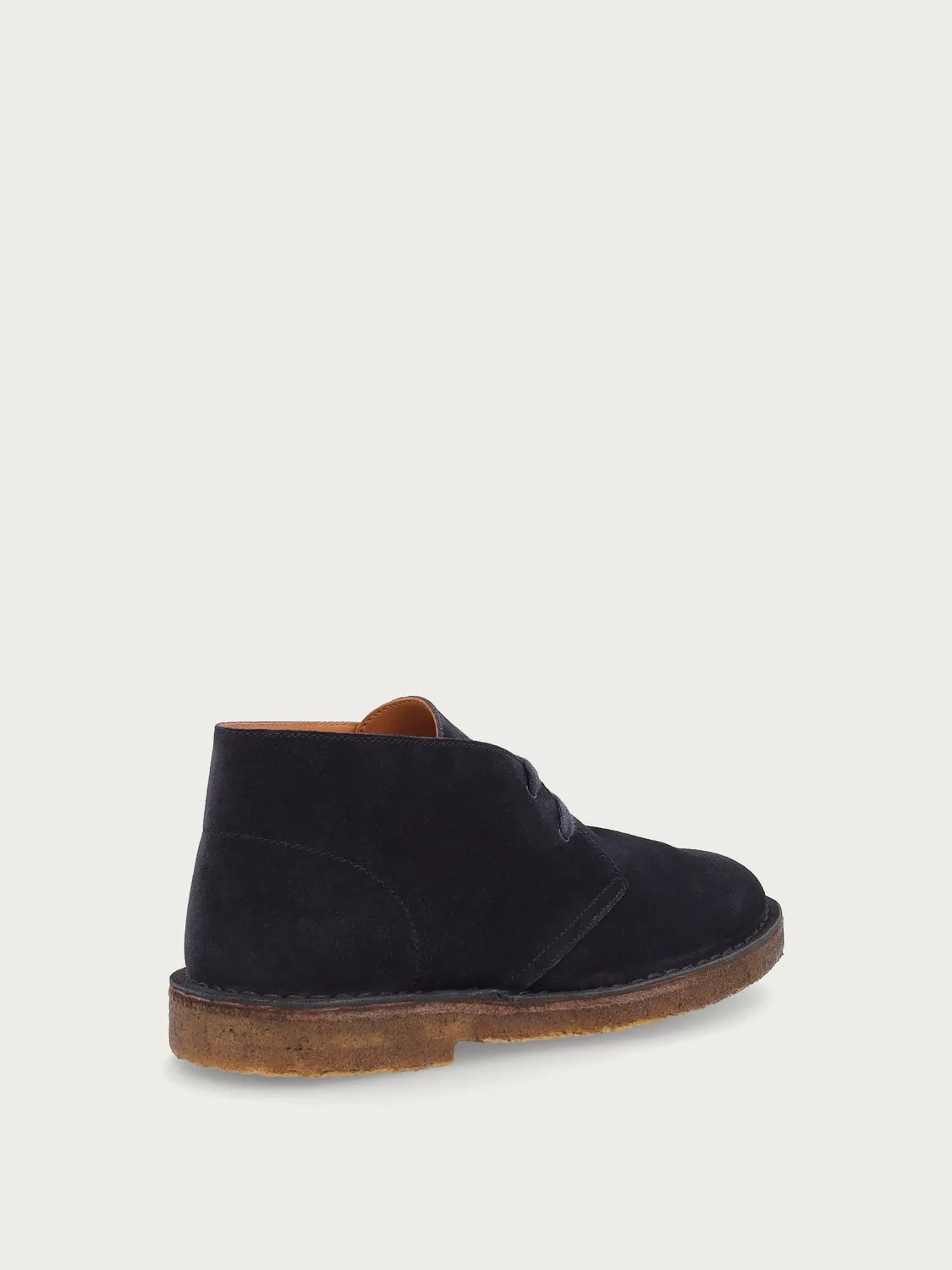 Frau Verona blauwe suède desert boots heren