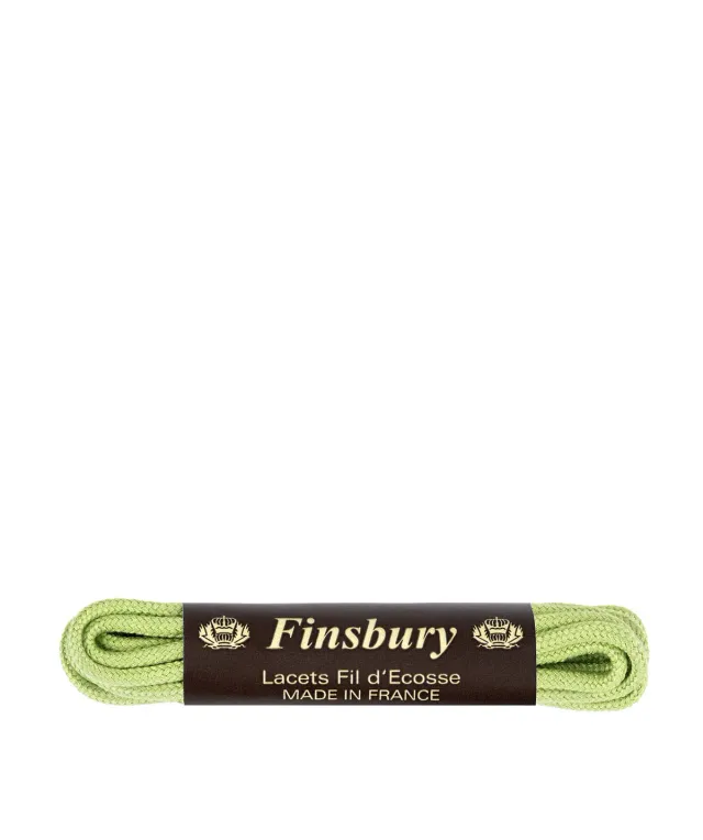 Finsbury ronde veters anijsgroen 75 cm katoen