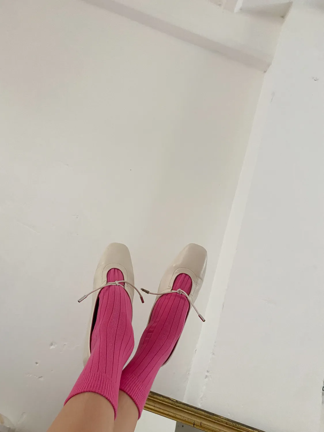 Jutelaune Fucsia Canale sokken one size biologisch katoen