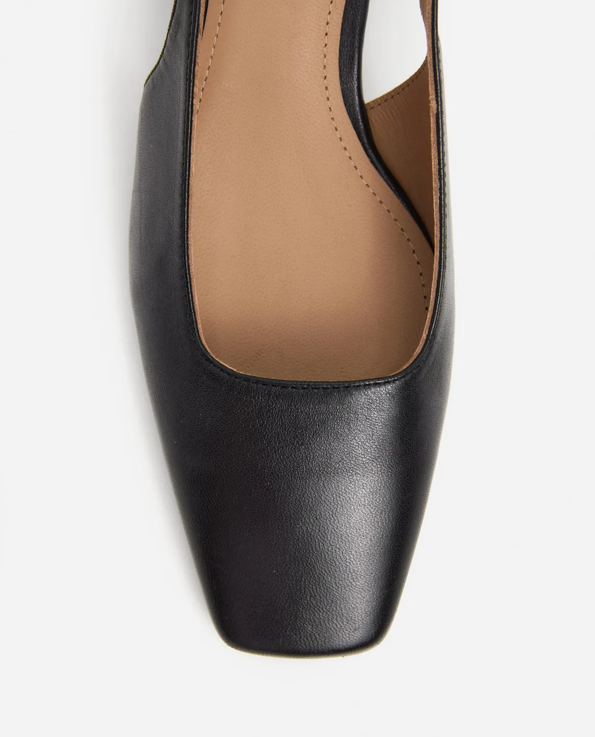 Flattered Elin Leather Black pumps zwart leer