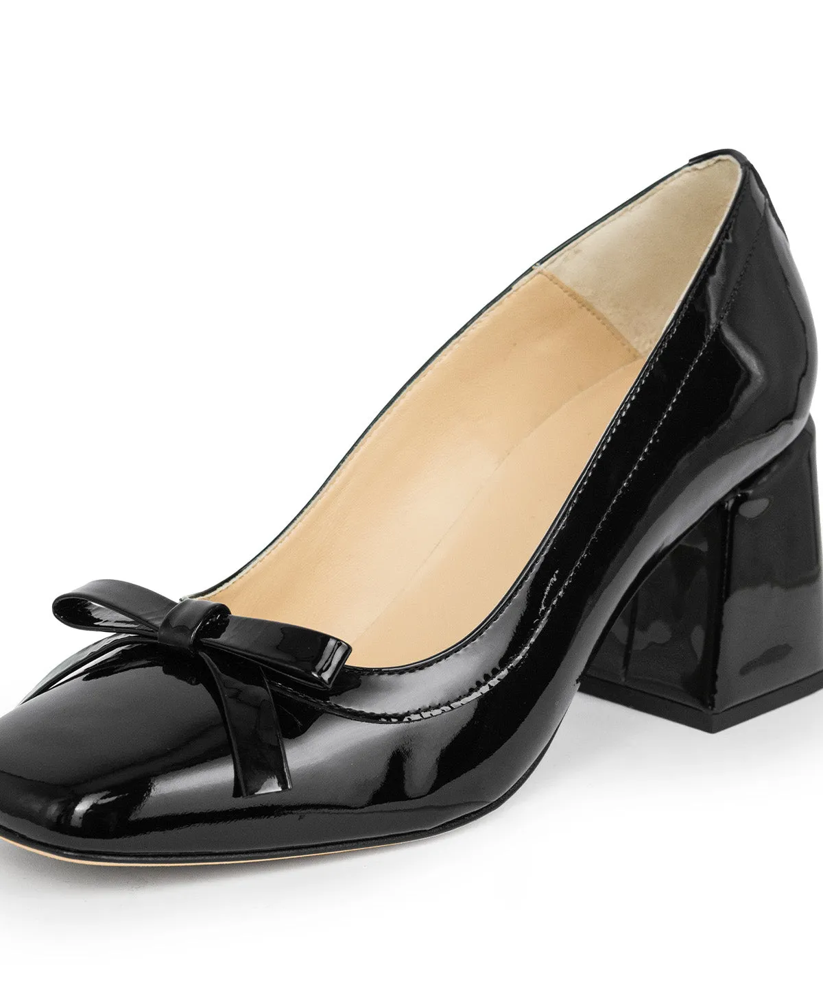 Finsbury Carla pumps lakleer zwart 5cm hak