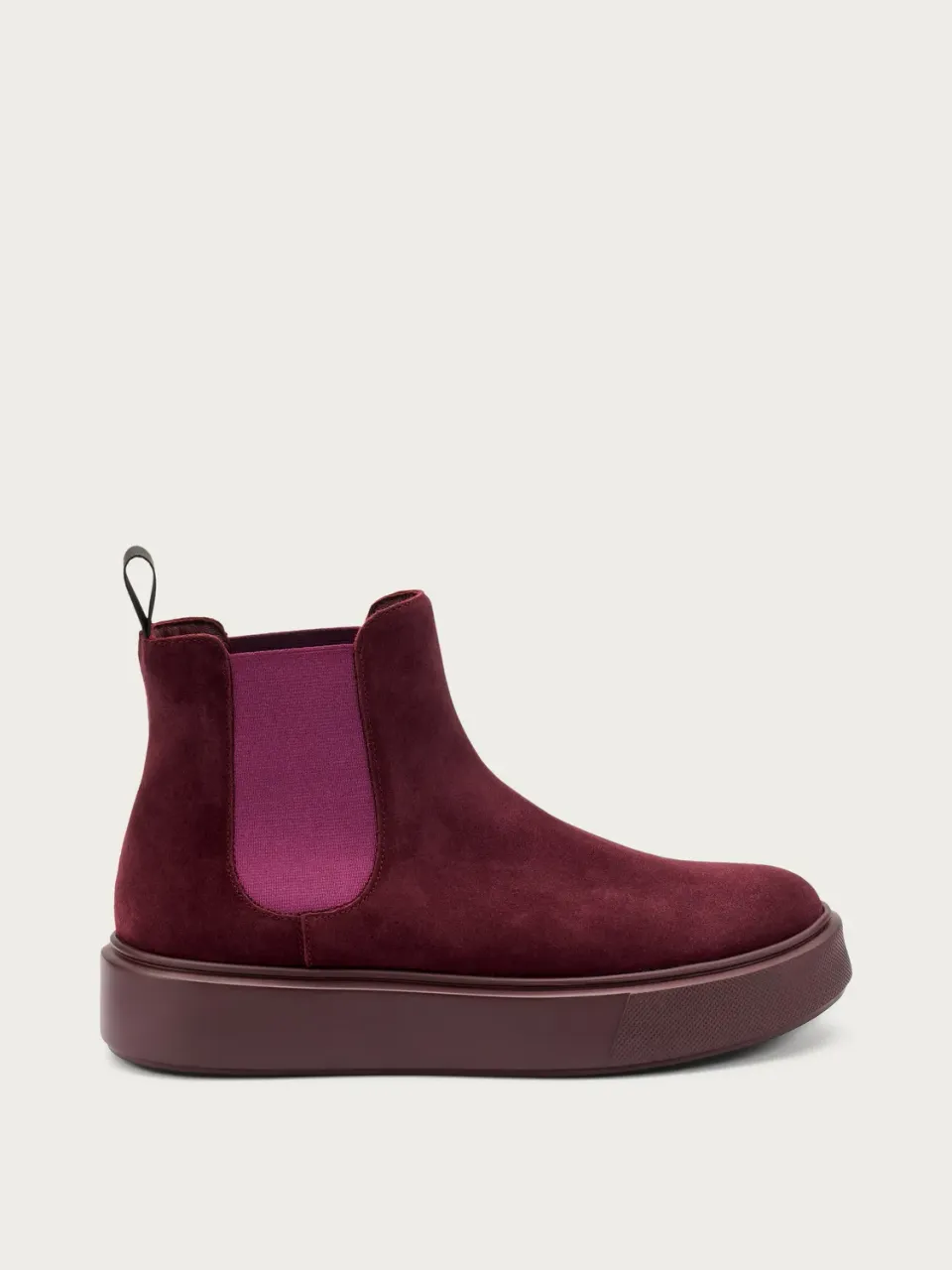 Frau Verona Beatle boots bordeaux suede dames