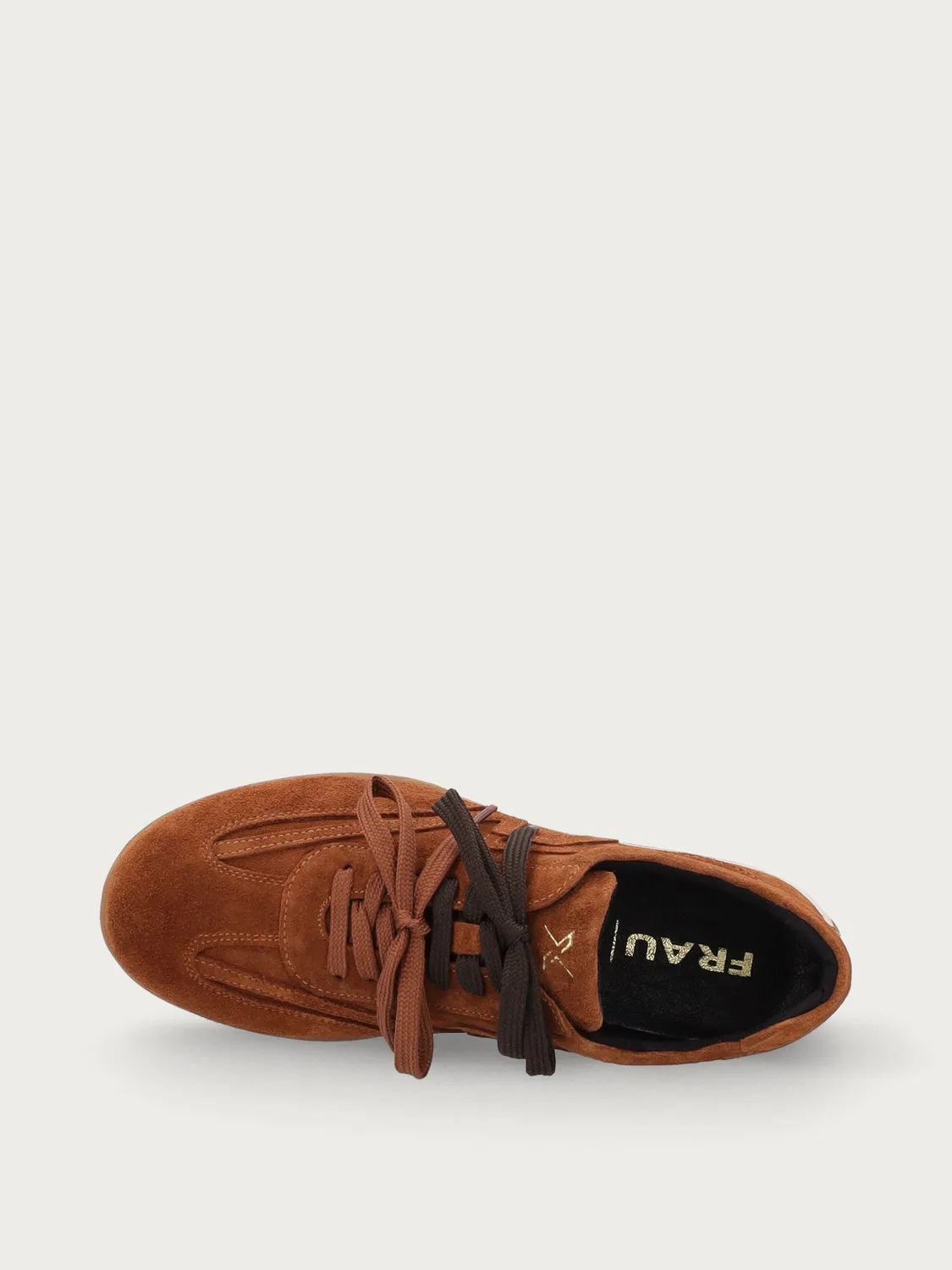 Frau Cross Hybrid sneakers lichtbruin suede dames