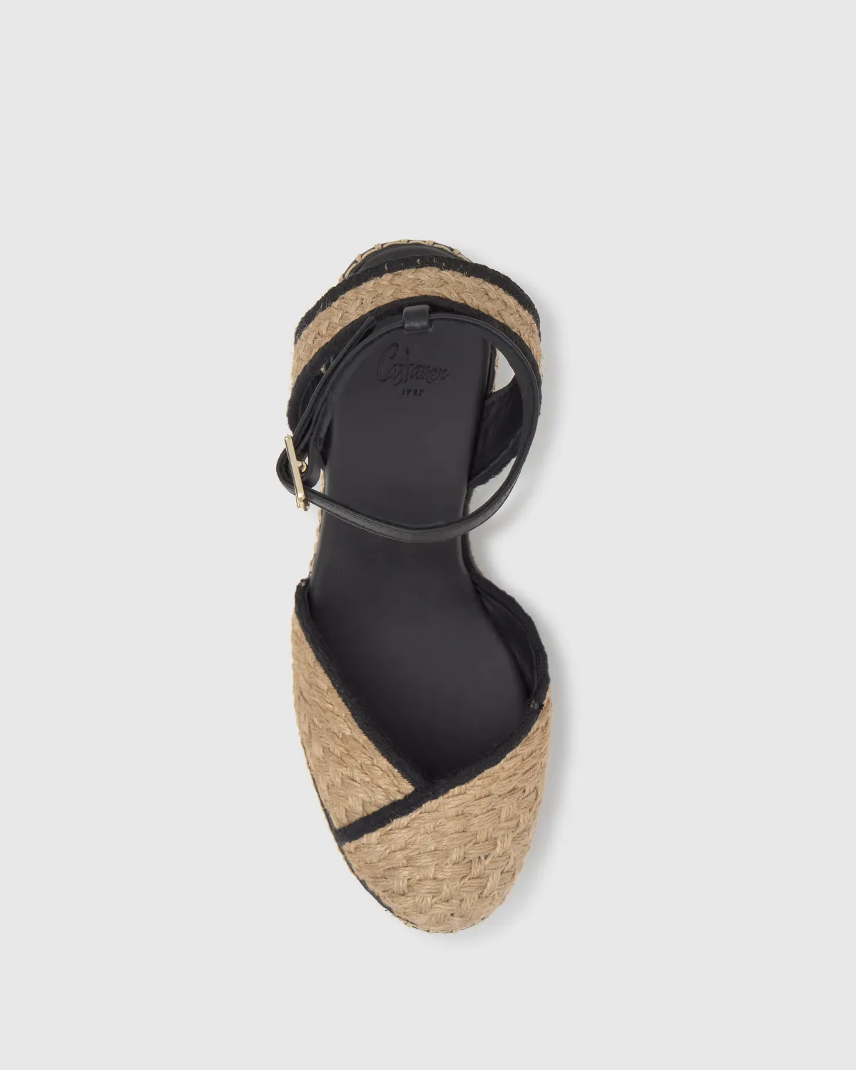 Castaner Cova 8ED/297 espadrilles naturel-zwart jute