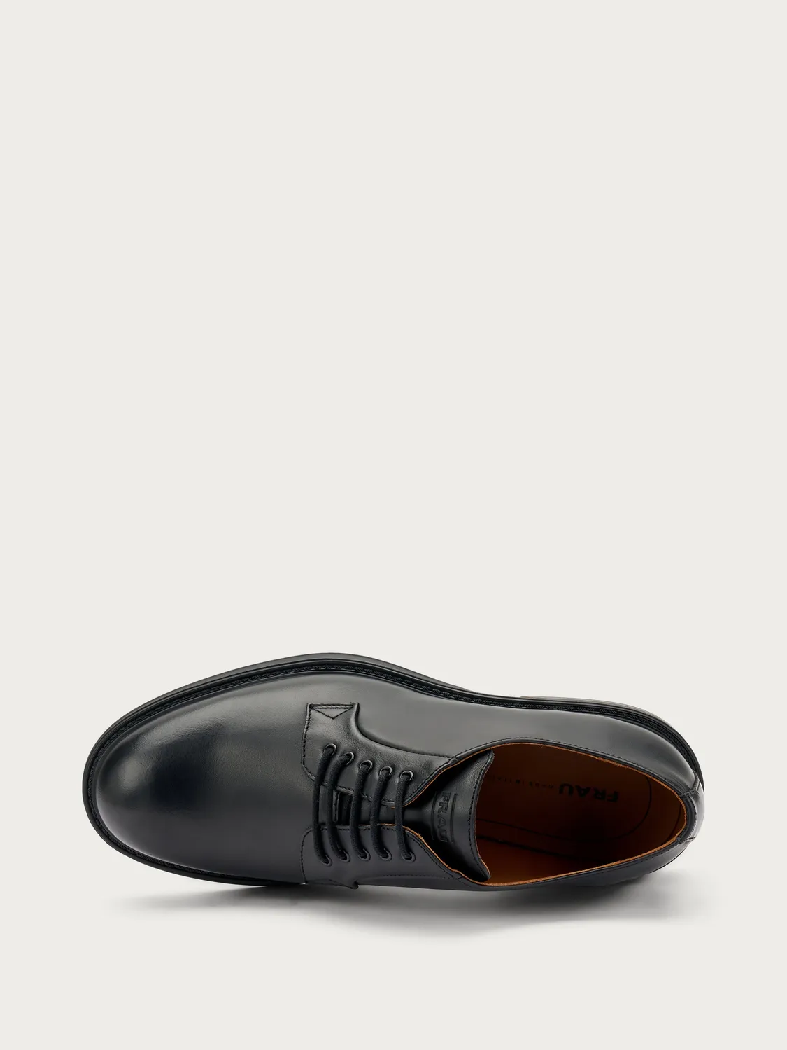 Frau Verona veterschoenen blauw leer smart-casual