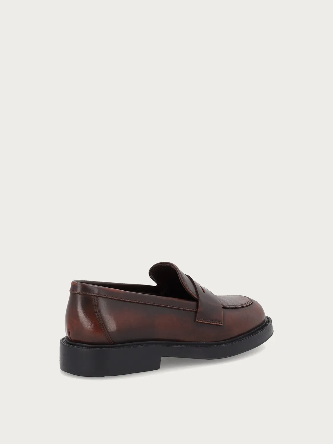 Frau Verona bruine leren loafers ombré
