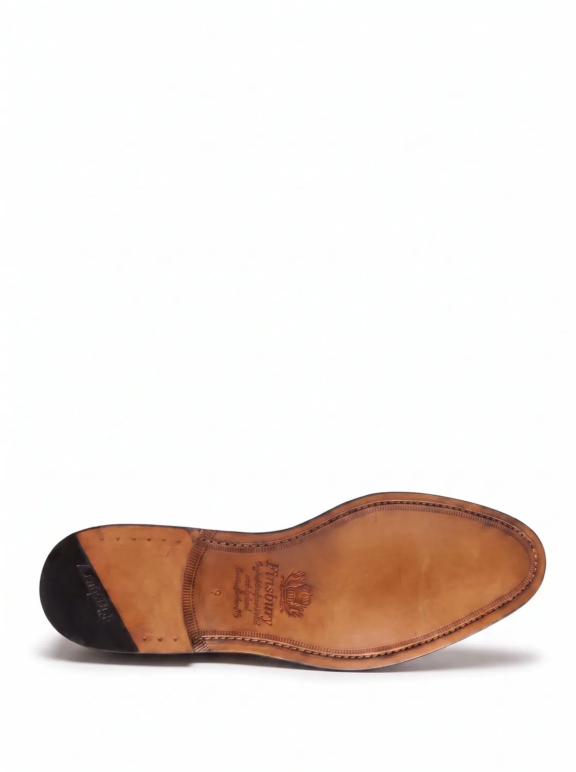 Finsbury Broadway oxfords zwart glad leer