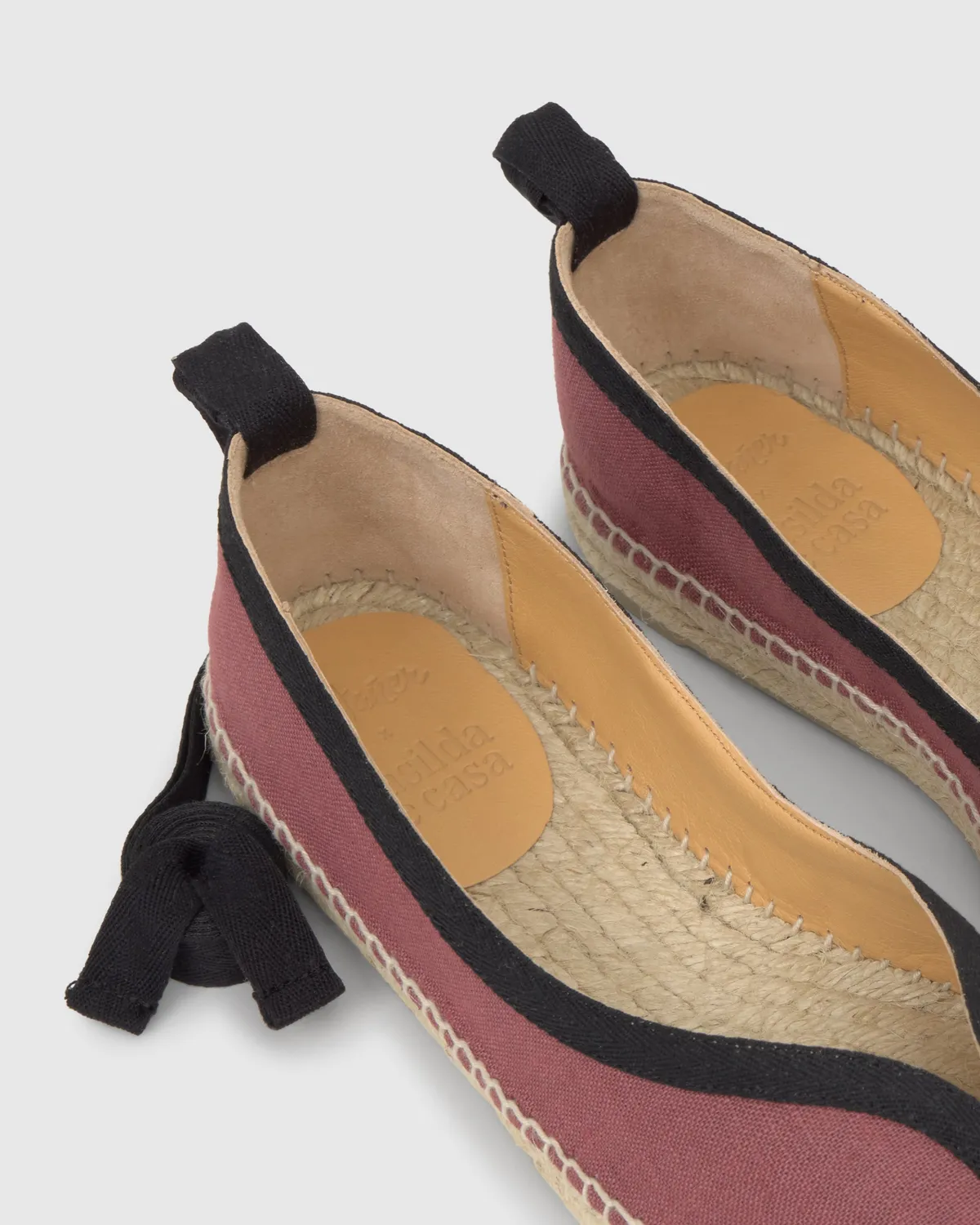 Castaner Kanu CSC/003 ballerina bordeaux linnen