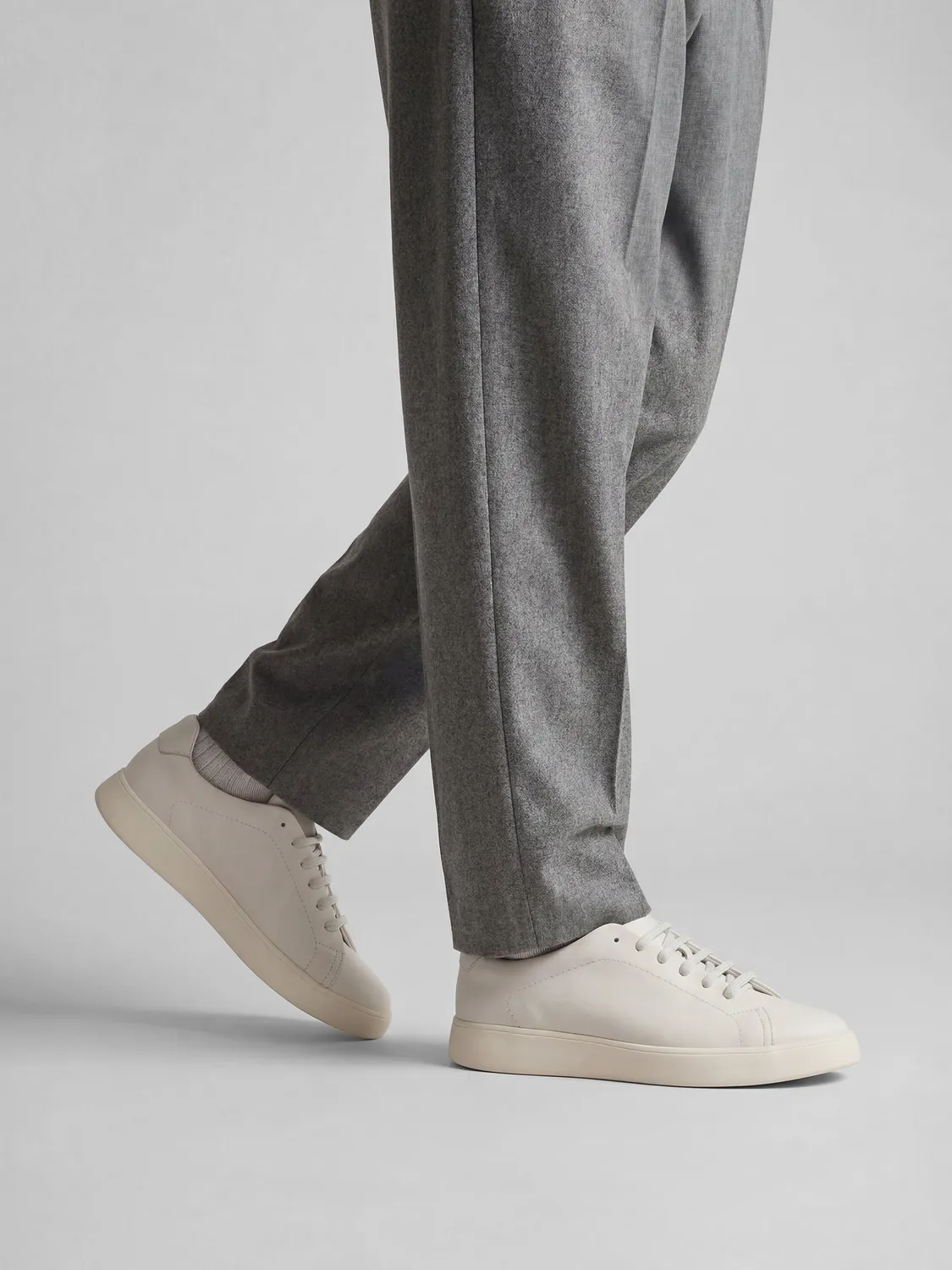 Frau Verona Minimal witte sneakers leer wit