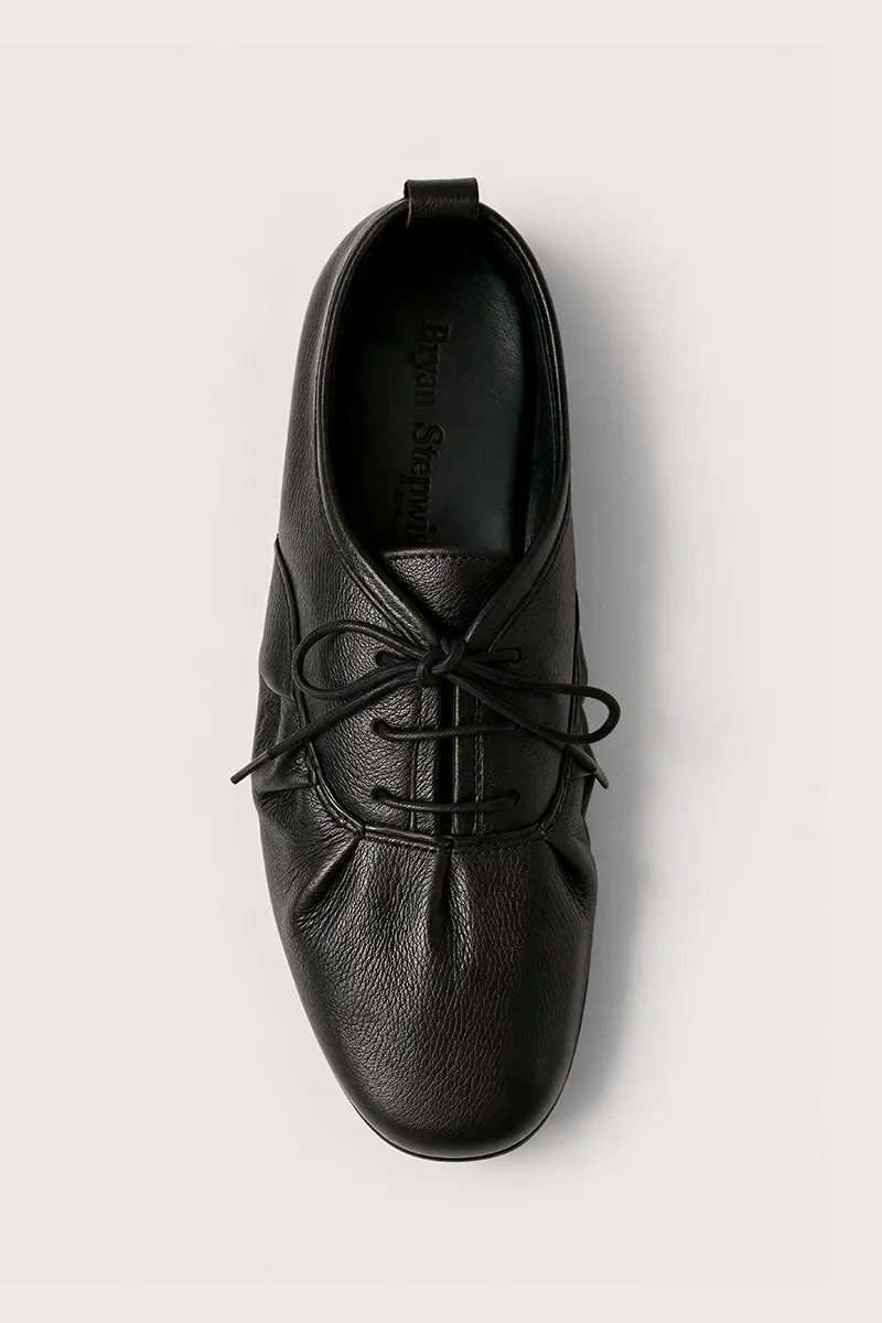 Bryan Stepwise Rue mocassins zwart leer
