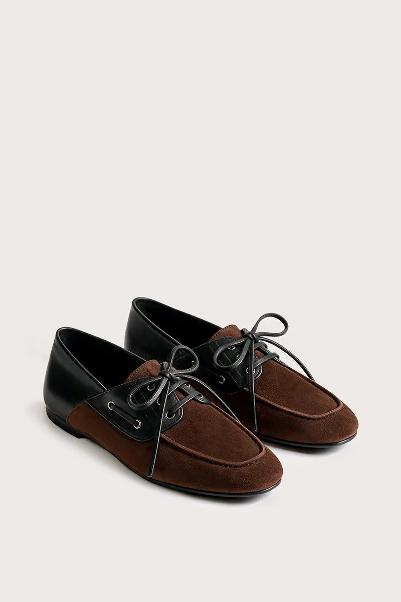 Bryan Stepwise Yale bootschoenen cacao bicolor leer
