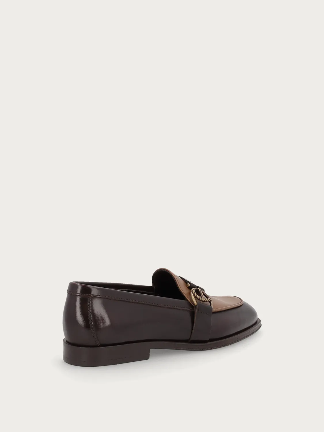 Frau Verona loafers bruin leer dames two-tone