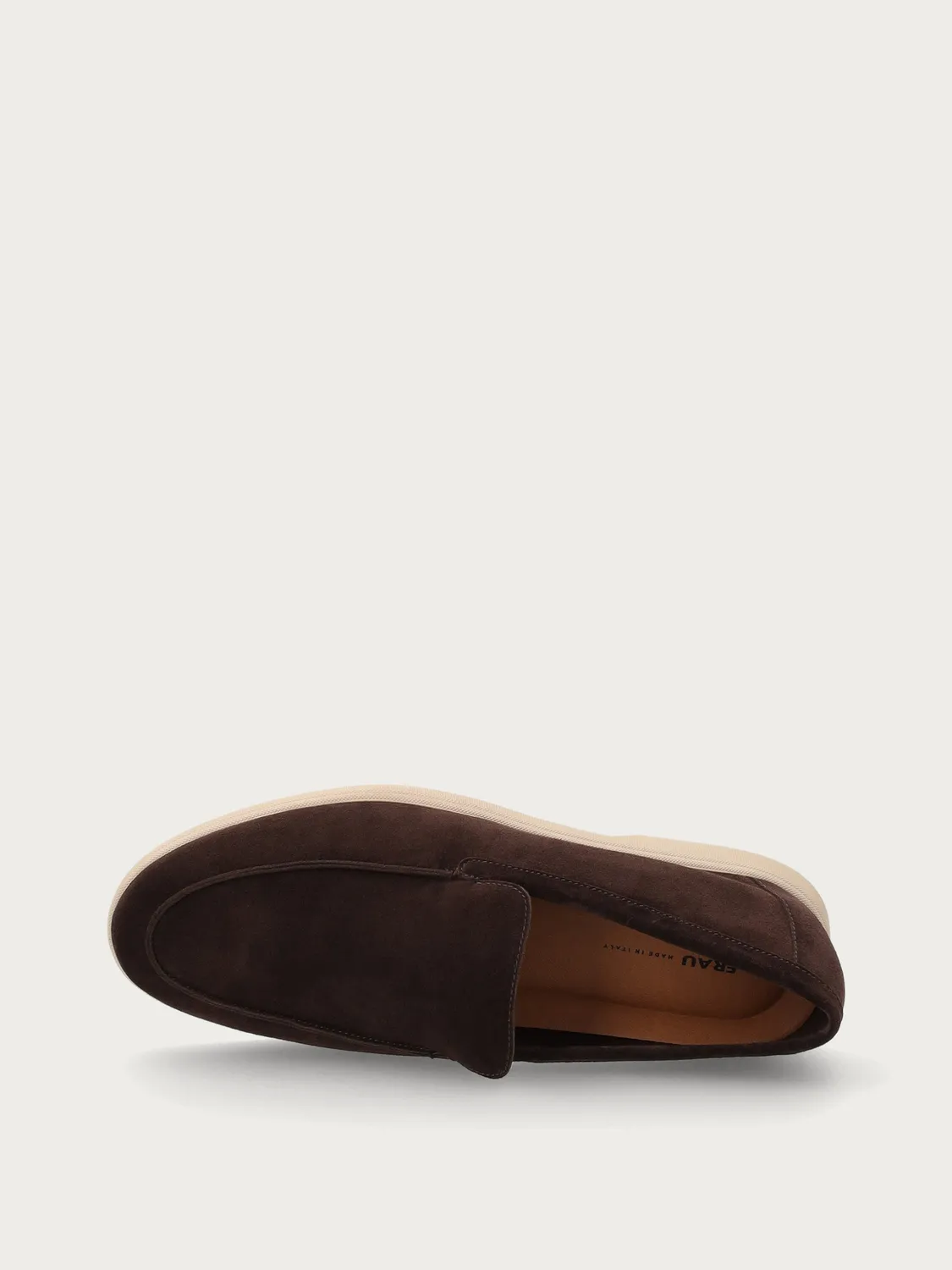 Frau Verona loafers donkerbruin suède heren