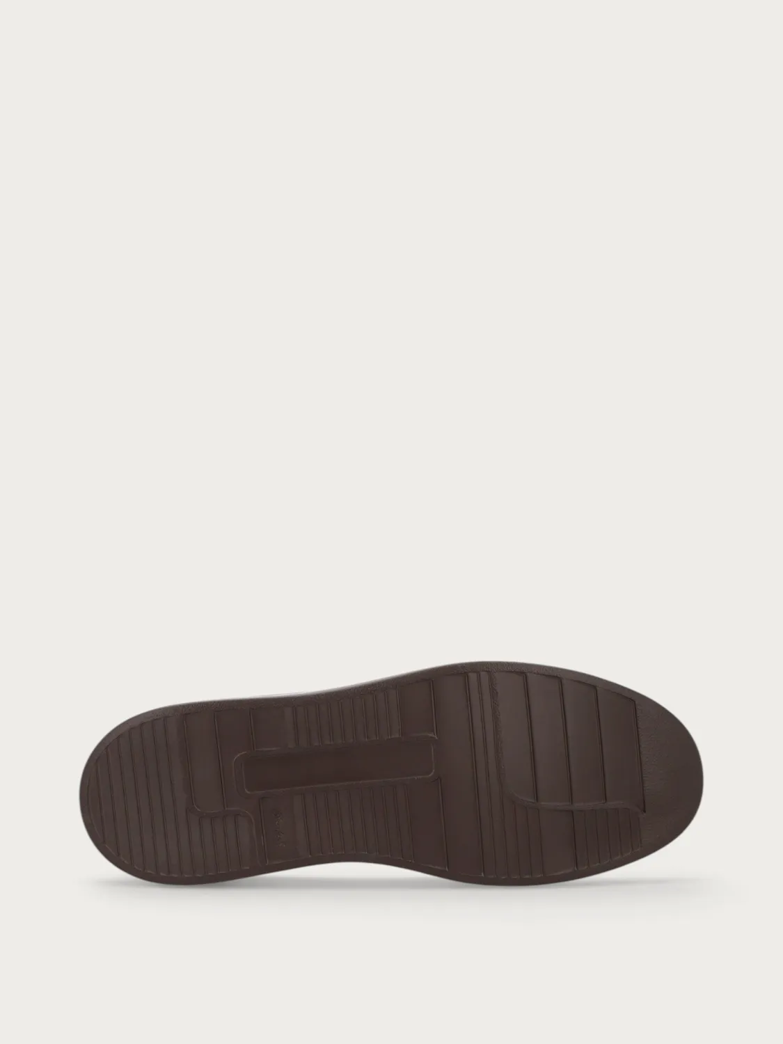 Frau Minimal sneakers donkerbruin leer heren