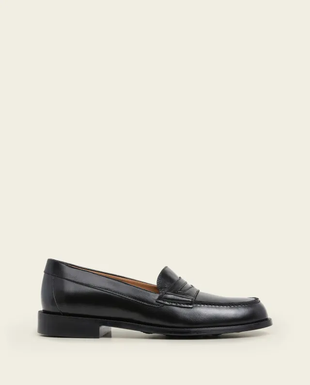 Flattered Sage loafers zwart leer