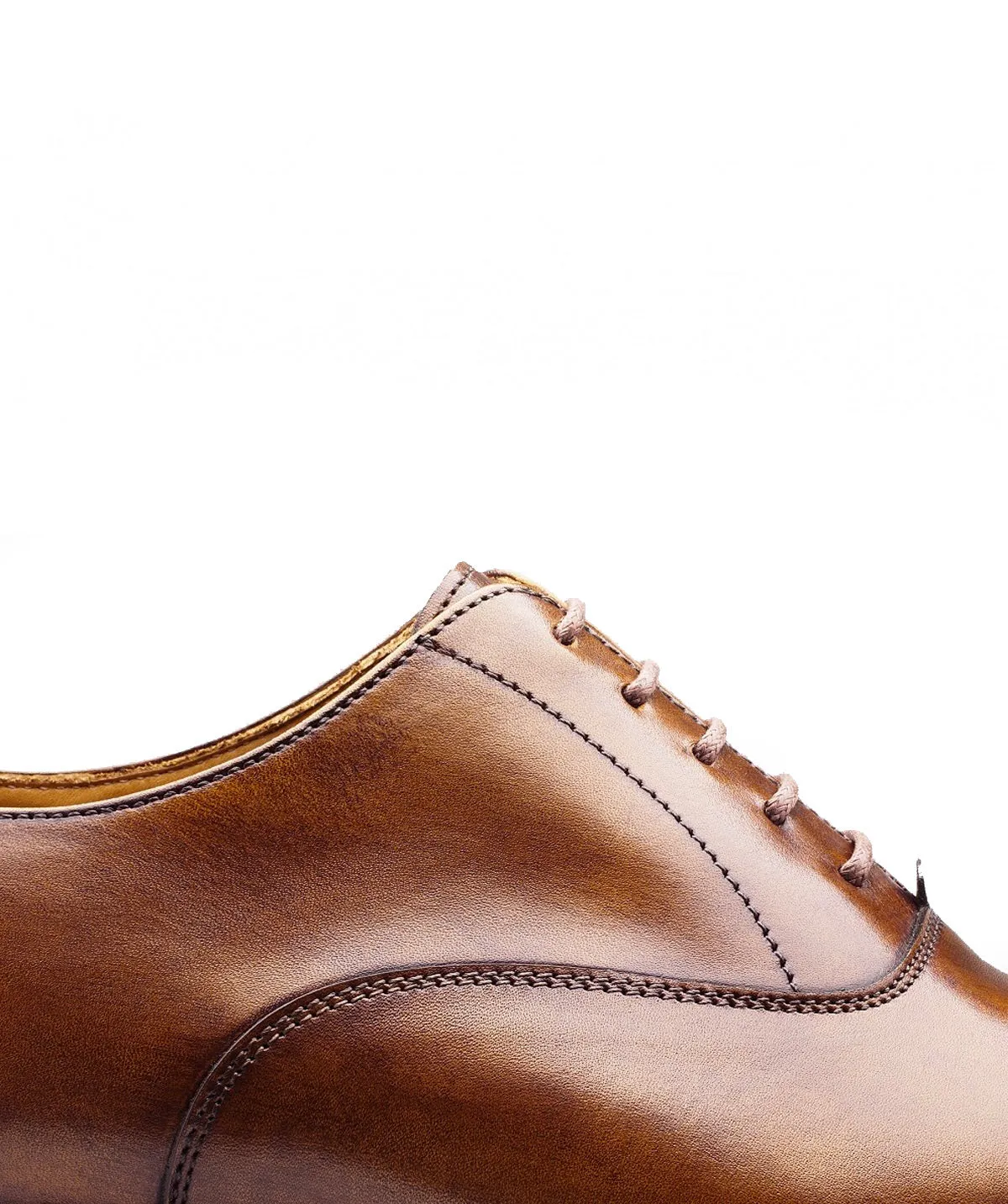Finsbury Consul Gold Patina oxfordschoenen lichtbruin leer