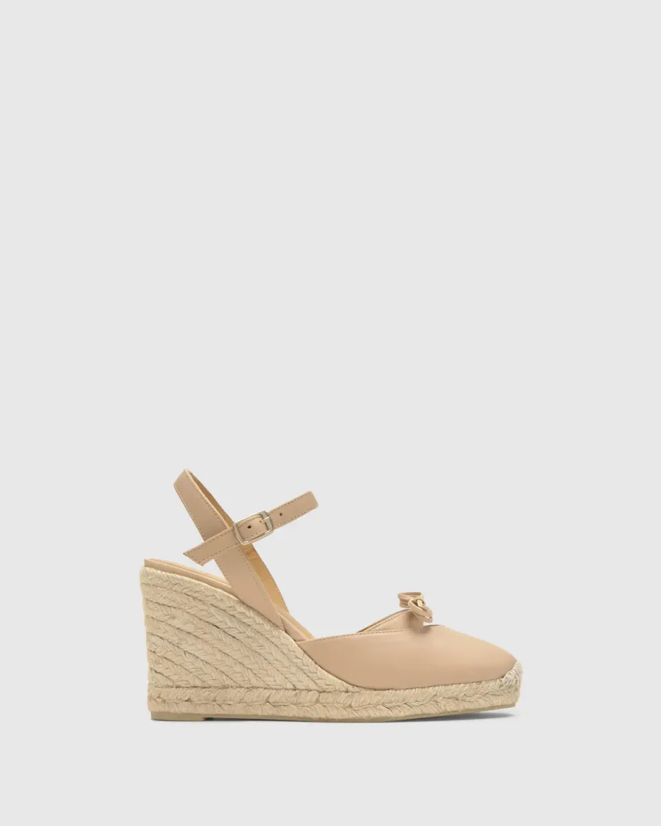 Castaner Cyra/8/280 espadrilles nude leer 9 cm