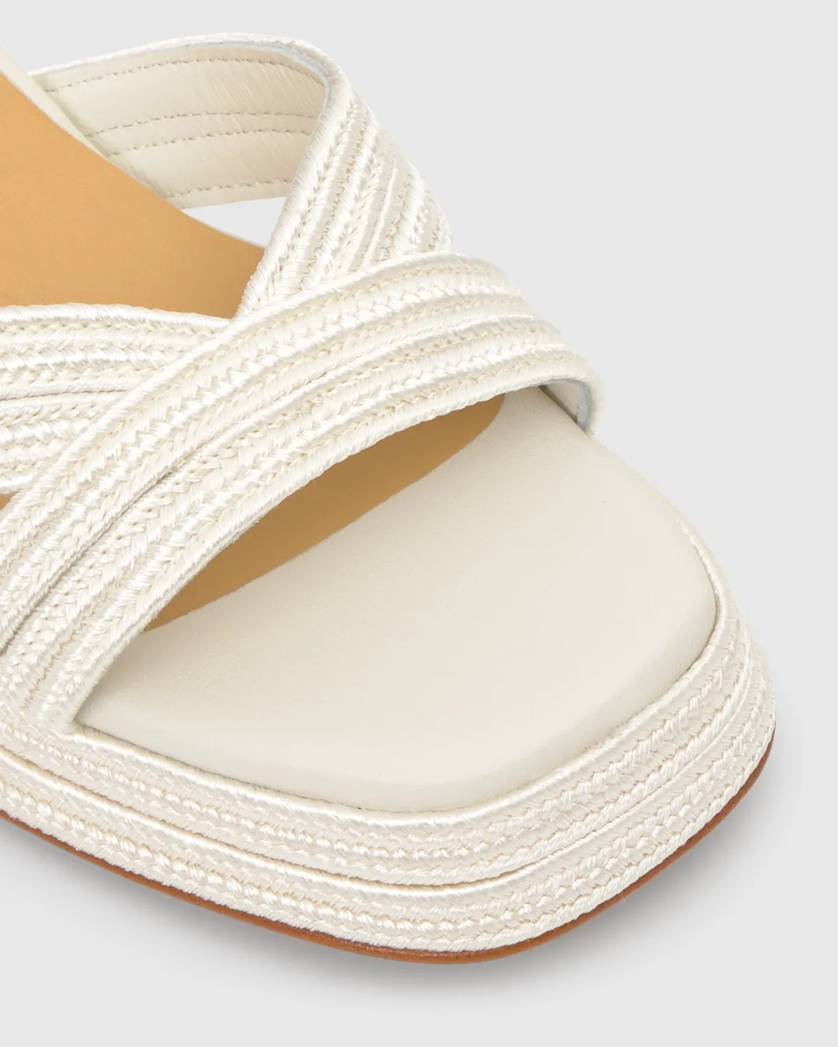 Castaner Vallita 142 sandalen wit 7 cm hak