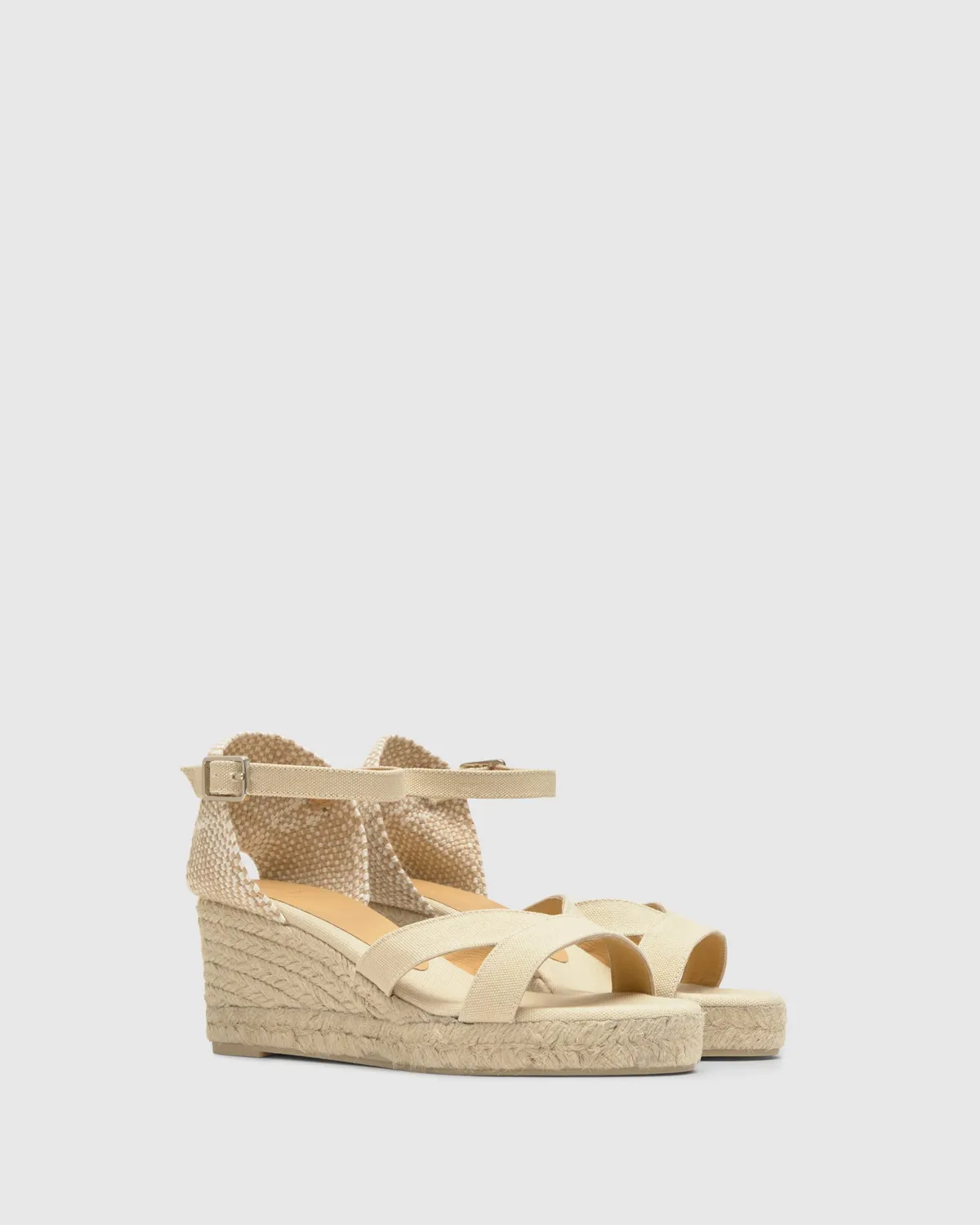 Castaner Bruna 6 001 sandalen ivory katoen