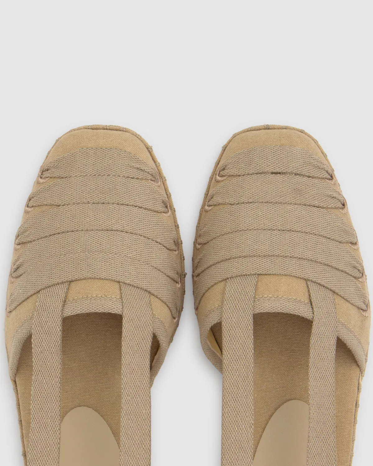 Castaner Glen 293 espadrilles zand plat canvas