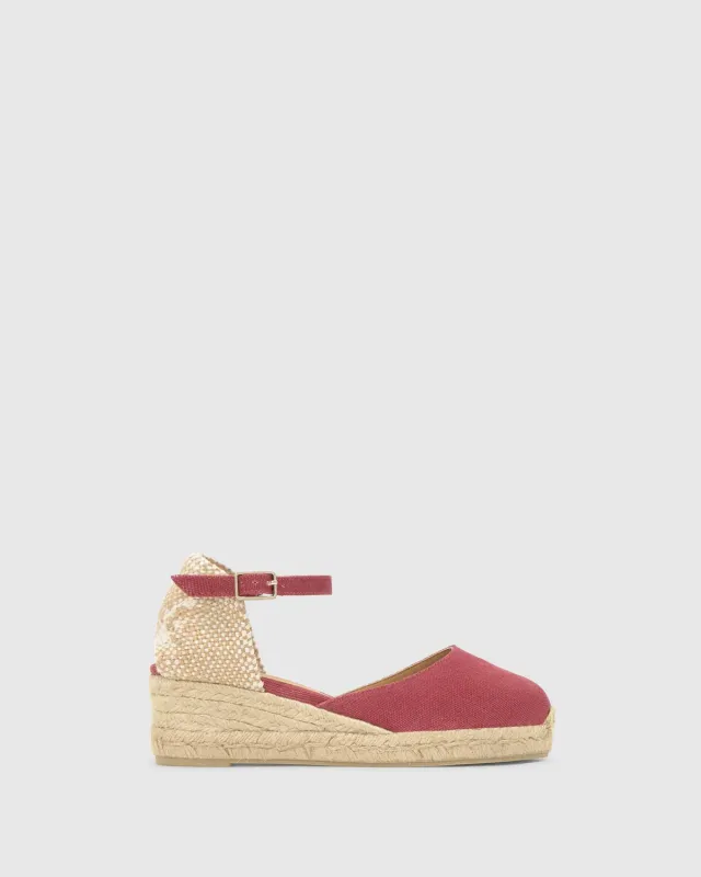 Castaner Carol/3/002 espadrilles merlot 5 cm sleehak