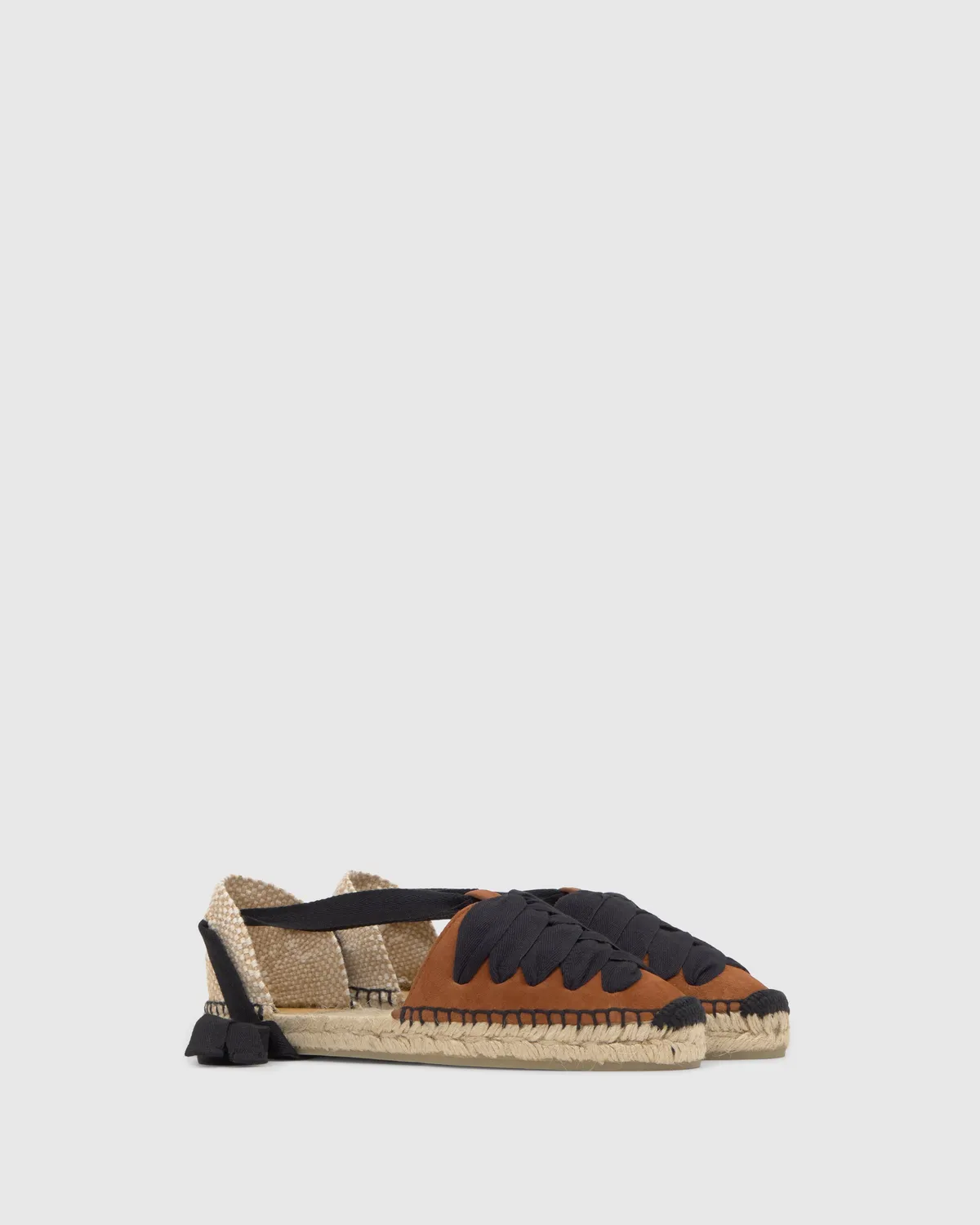 Castaner Kiva 007 espadrilles cognac – suède plat