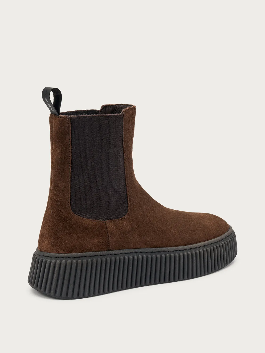 Frau Verona chelsea boots suede bruin platform
