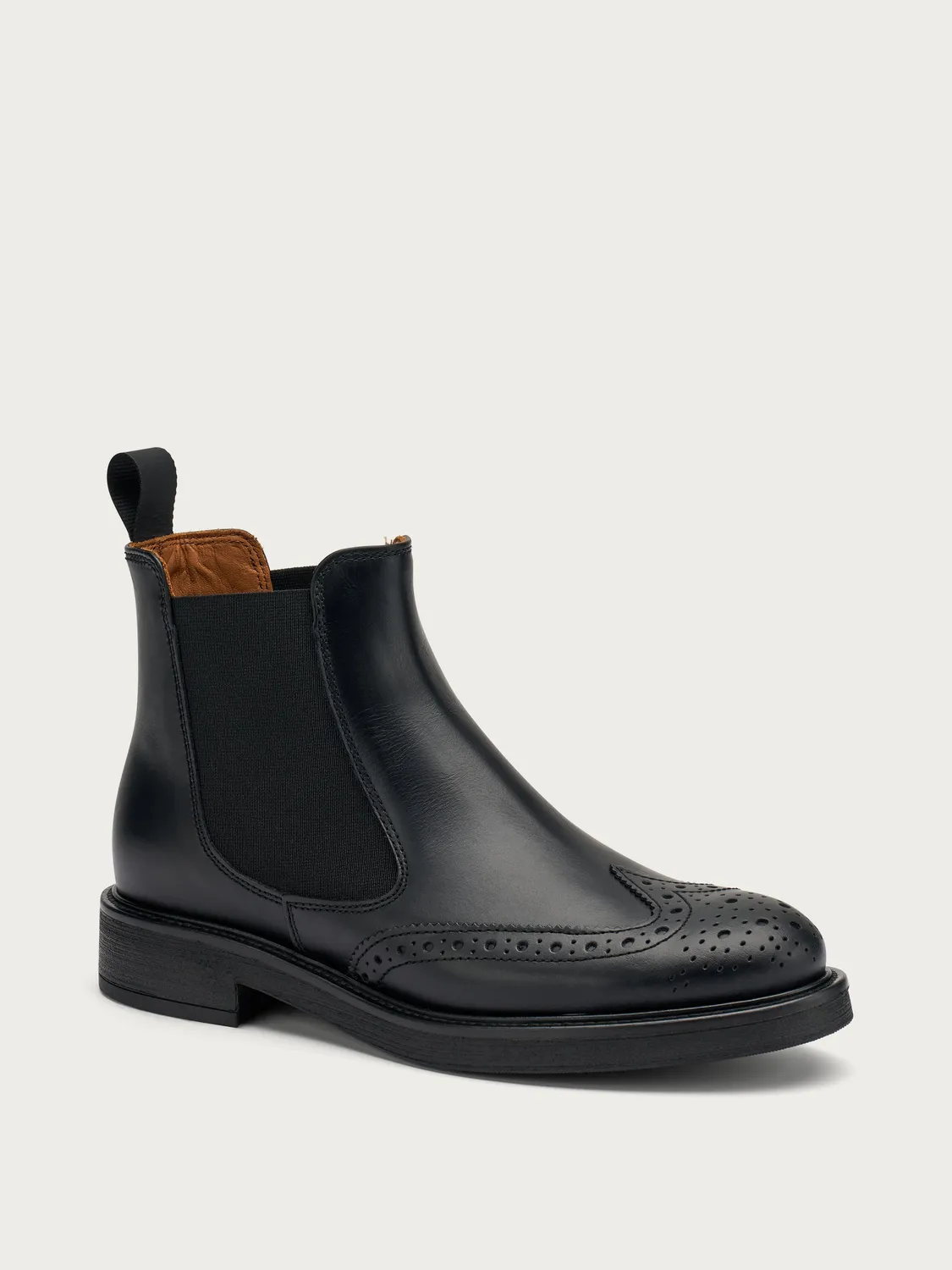 Frau Verona leren chelsea boots dames bruin