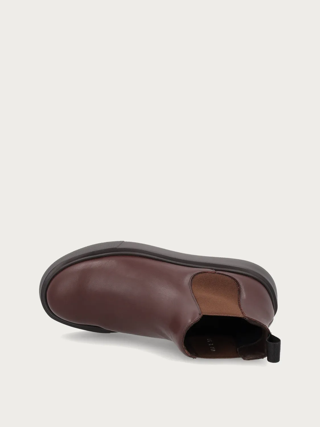 Frau Re-Genesis bruine leren beatle boots dames
