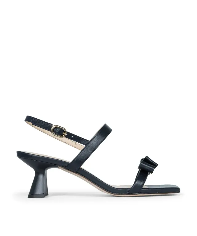 Finsbury Antoinette sandalen navy hak 5cm