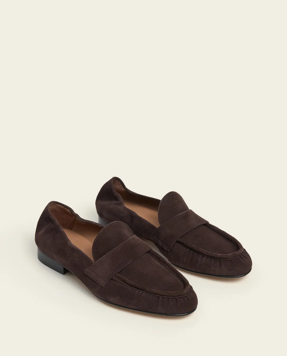 Flattered Samoa loafers chocolade suède
