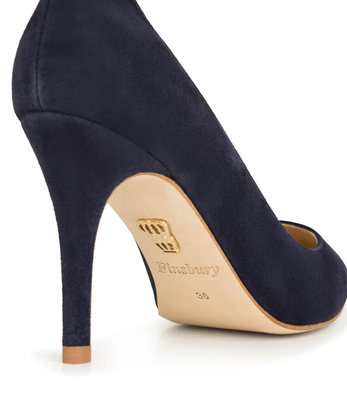 Finsbury MANON pumps navy suède 8 cm hak