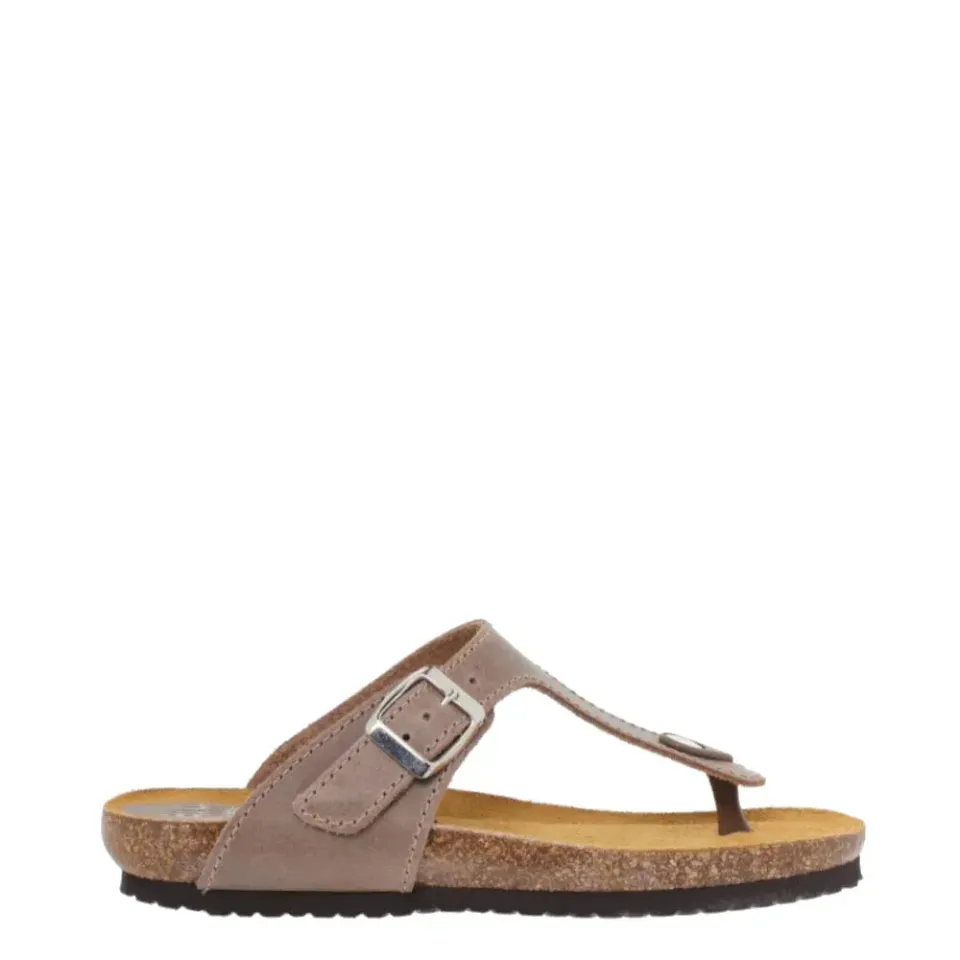 Donelli 502 slippers bruin leer dames