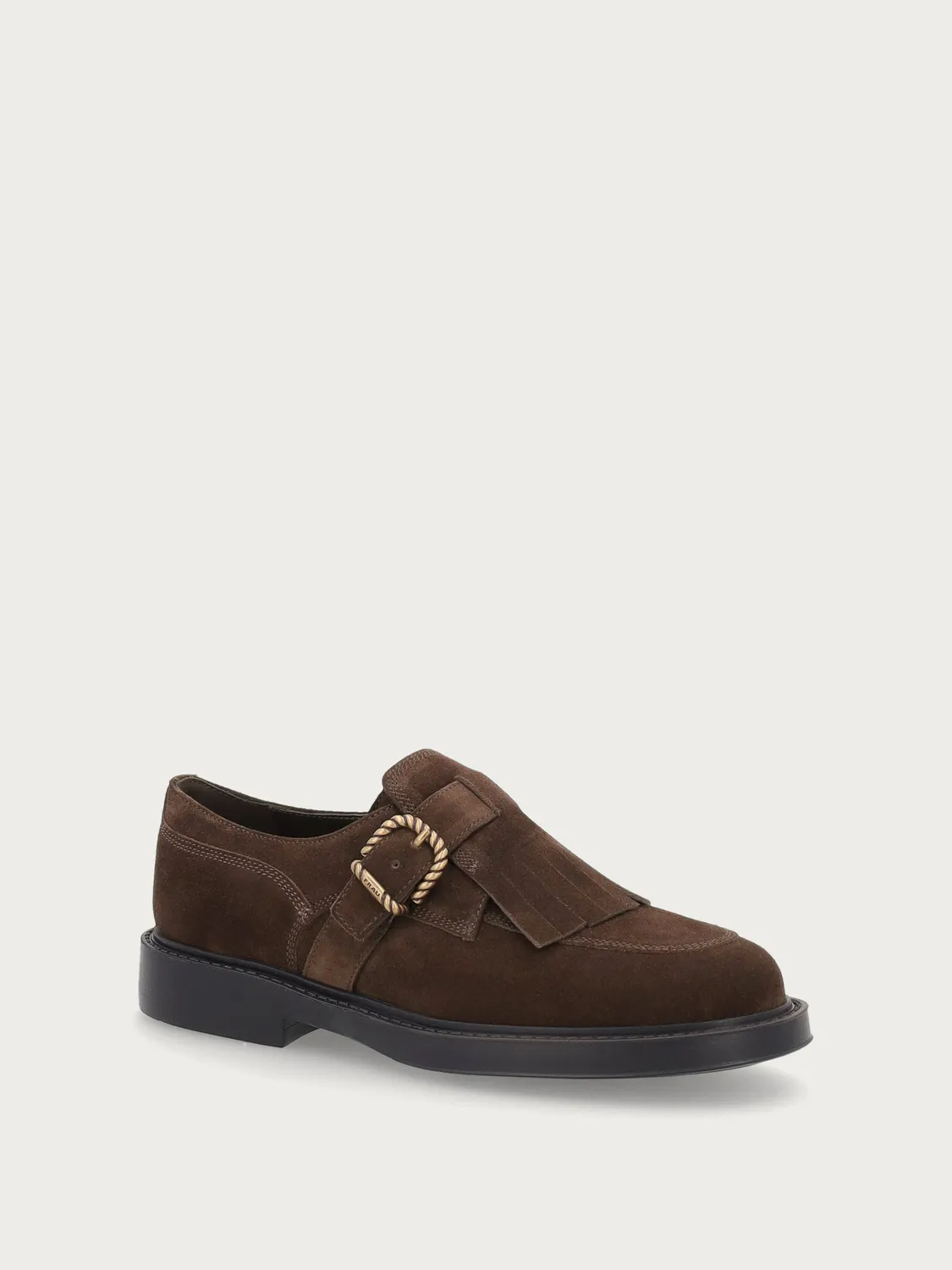 Frau Verona dames veterschoenen bruin suede franje
