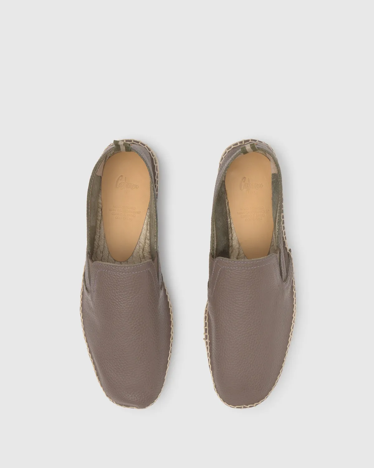 Castaner Justin 249 espadrilles taupe leer heren