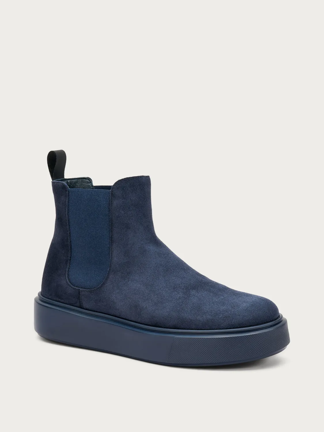Frau Verona Beatle enkellaars blauw suède dames