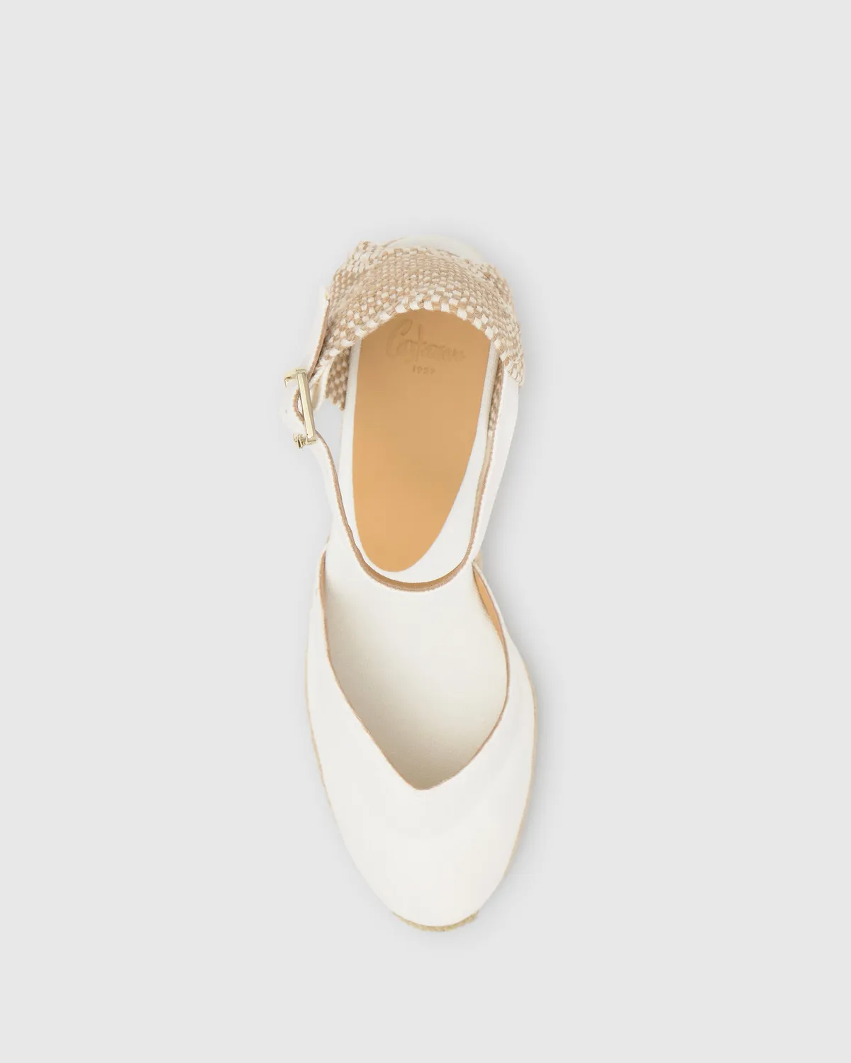 Castaner Chiarita/6/001 espadrilles blanco 7 cm