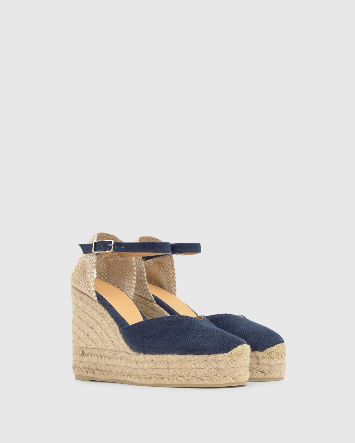 Castaner Chiarita 8ED/002 espadrilles canvas blauw