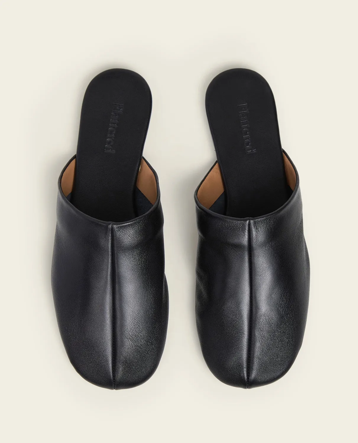 Flattered Maurine loafer zwart leer slip-on