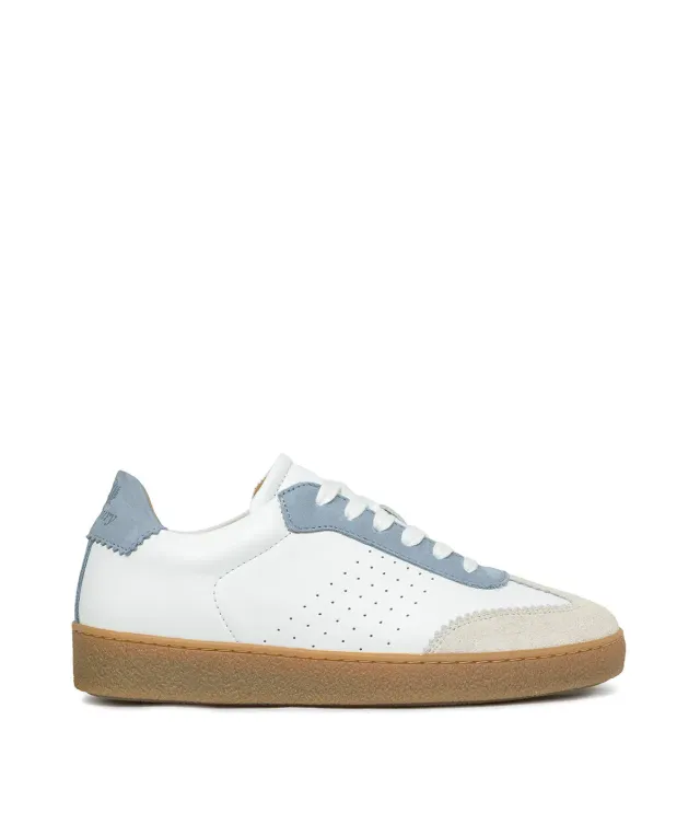 Finsbury Jane sneakers blauw-wit leer dames