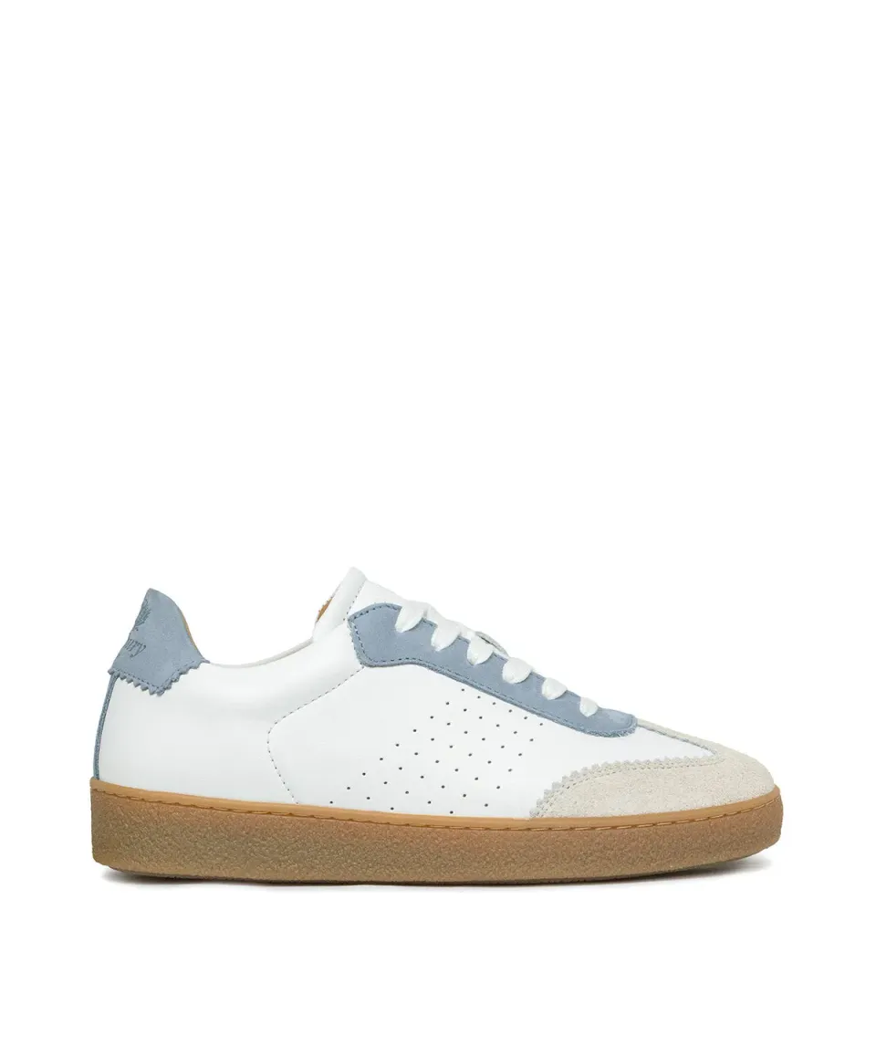 Finsbury Jane sneakers blauw-wit leer dames