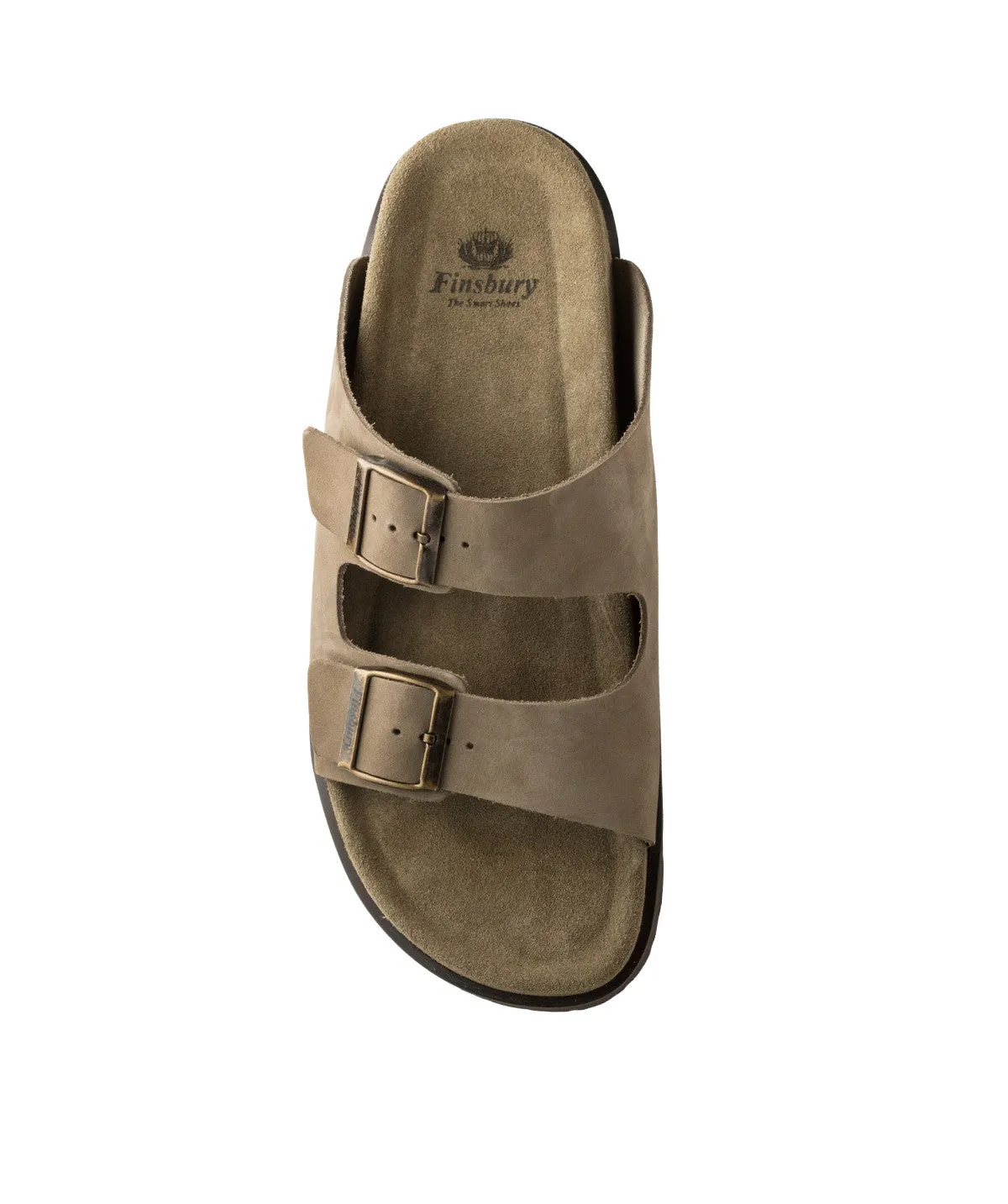 Finsbury DIEGO sandalen olijf suède